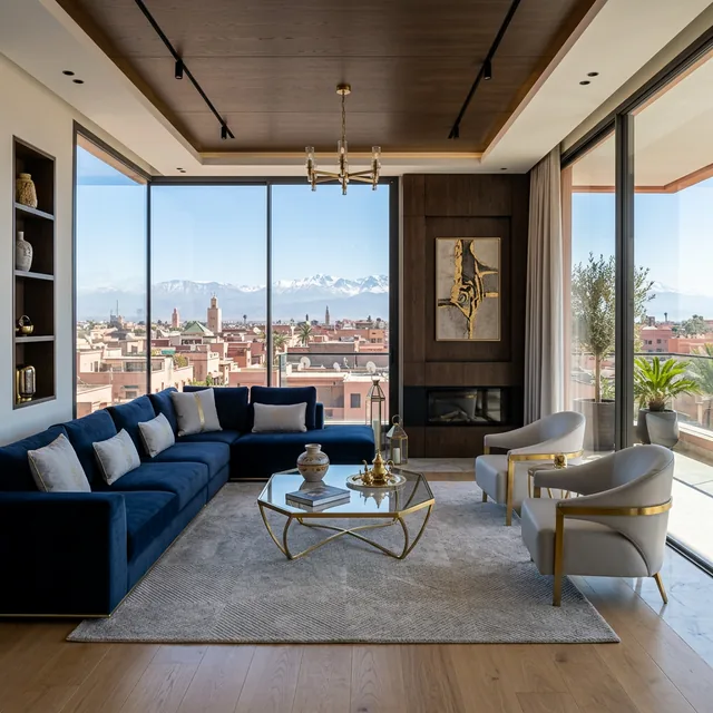 Penthouse haut de gamme à Guéliz Marrakech