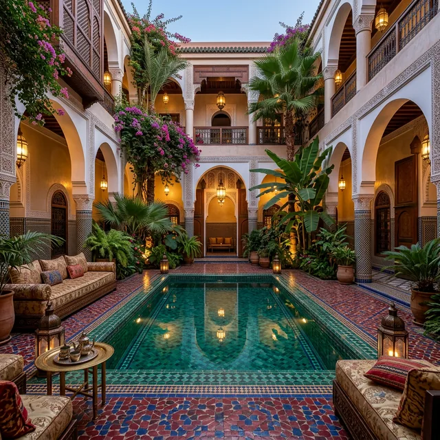 Riad authentique rénové en Médina de Marrakech – Pyrite Real Estate